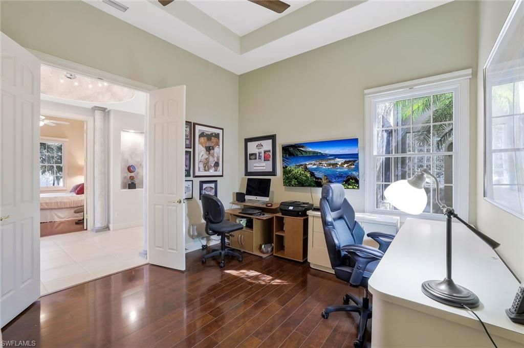 Home Office, Interior, Wood Texture Flooring