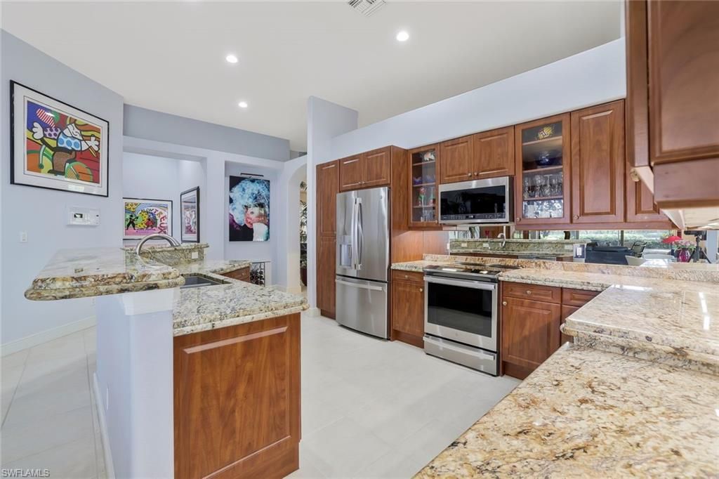 Interior, Kitchen, Recessed Lighting, Stainless Steel Appliances