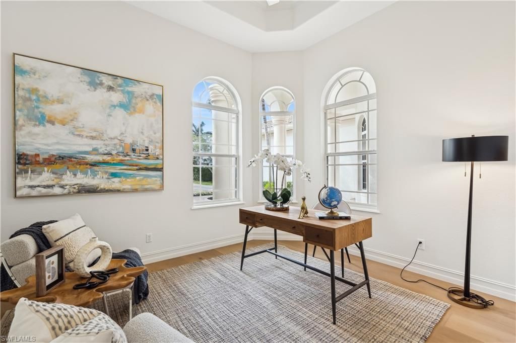 Home Office, Interior, Wood Texture Flooring
