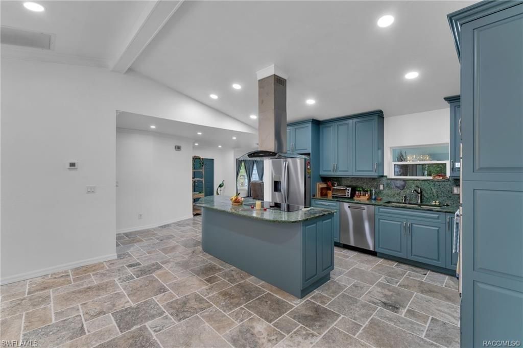 Interior, Kitchen, Recessed Lighting, Stainless Steel Appliances