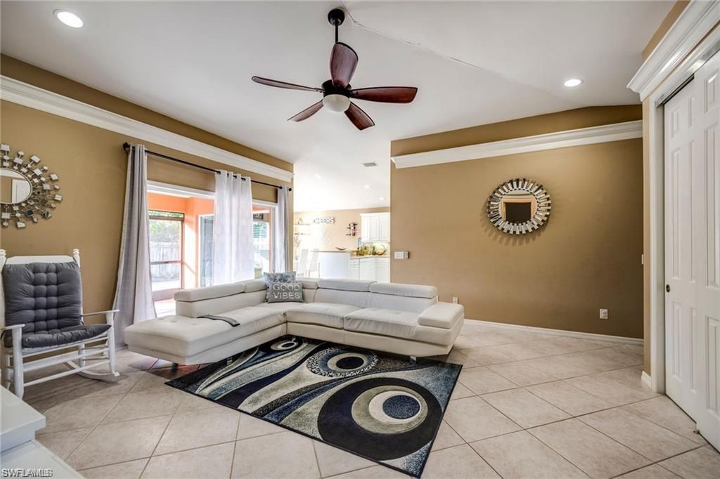 Interior, Living room, Recessed Lighting