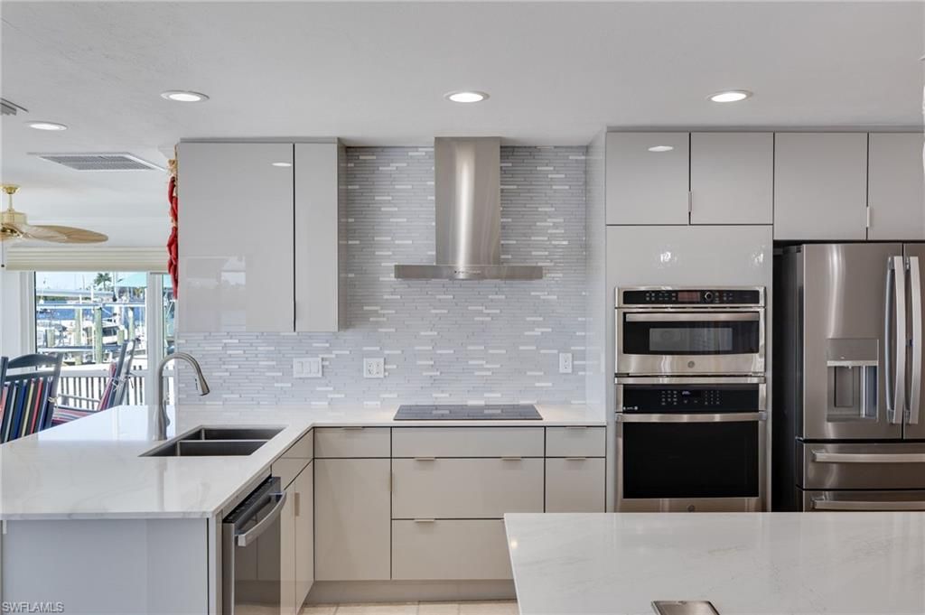 Interior, Kitchen, Recessed Lighting, Stainless Steel Appliances