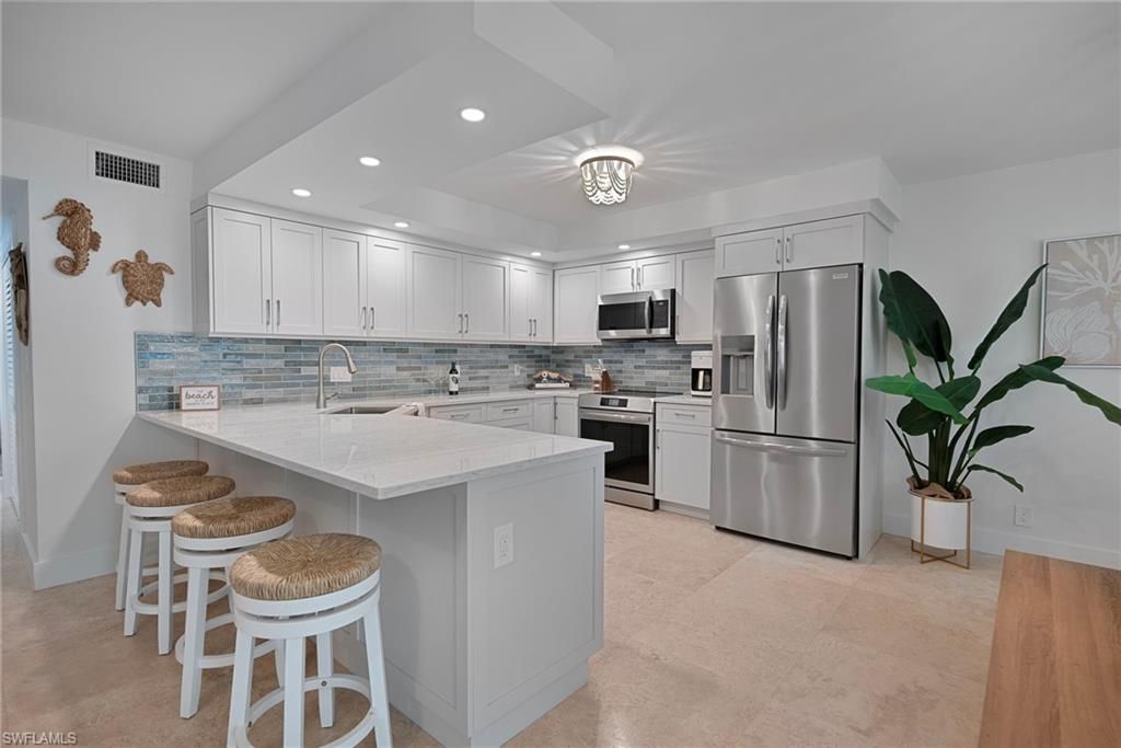 Interior, Kitchen, Recessed Lighting, Stainless Steel Appliances