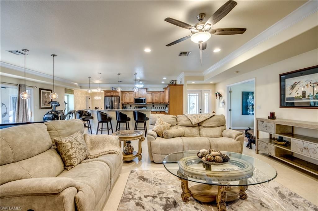 Dining room, Interior, Kitchen, Living room, Pendant Lights, Recessed Lighting