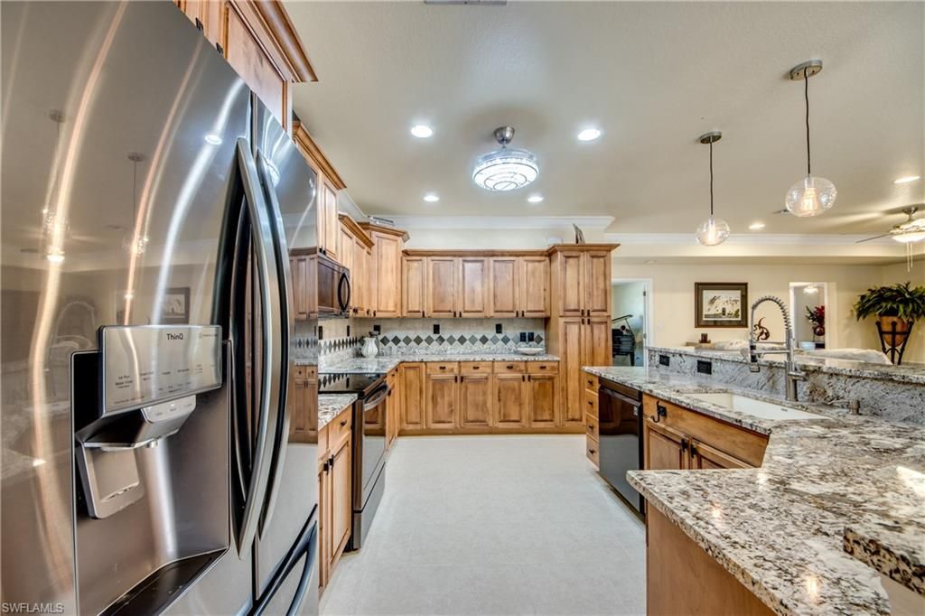 Interior, Kitchen, Pendant Lights, Recessed Lighting