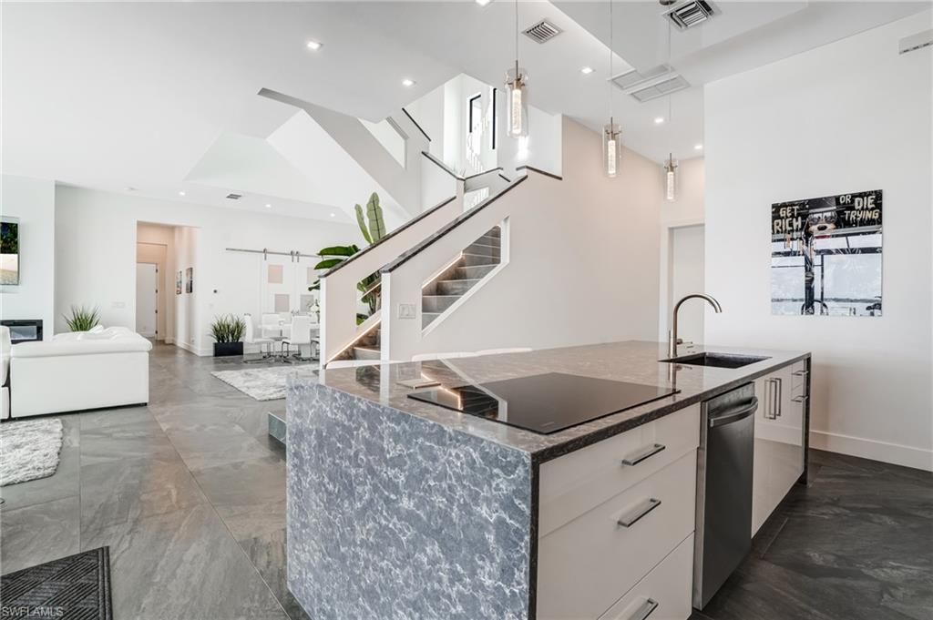 Interior, Kitchen, Pendant Lights, Recessed Lighting