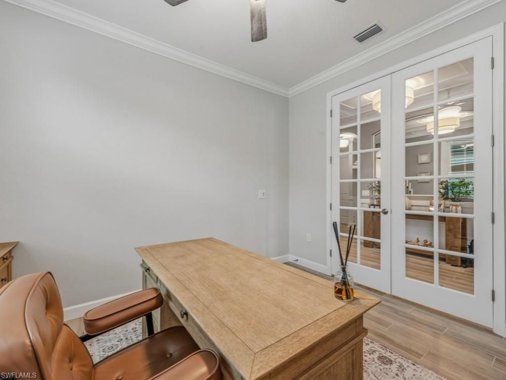 Home Office, Interior, Wood Texture Flooring