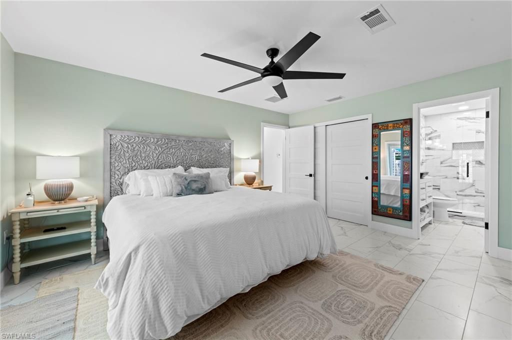 Bedroom, Interior, Marble