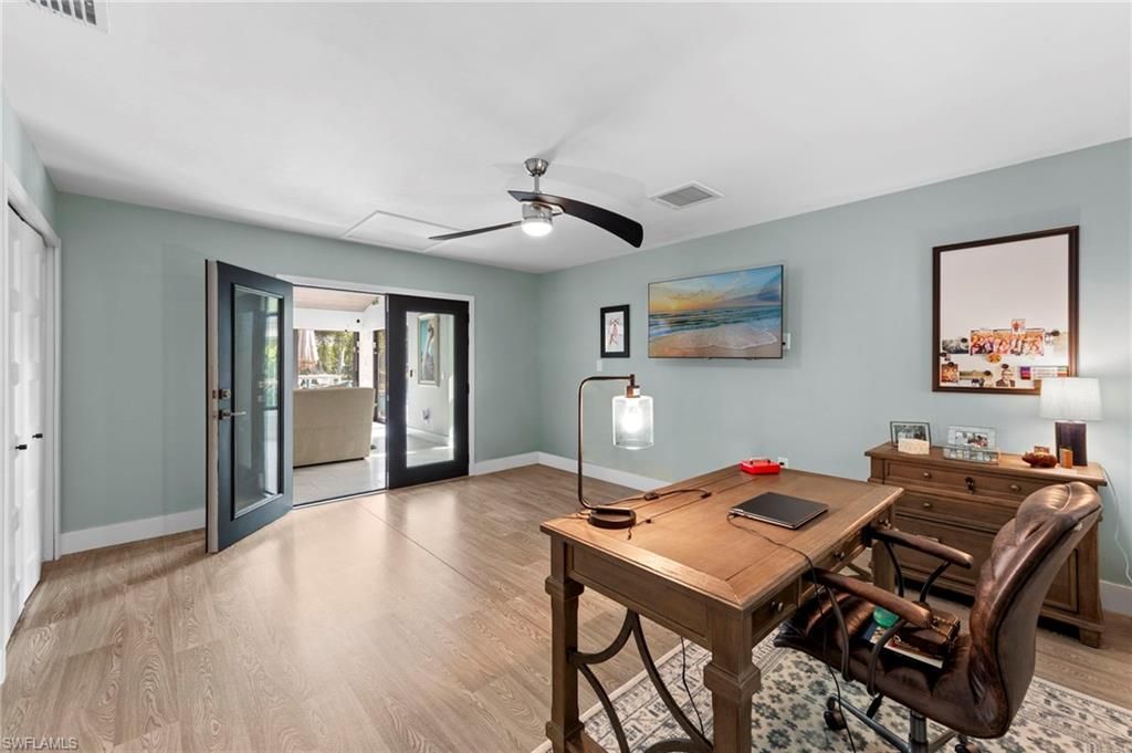 Home Office, Interior, Wood Texture Flooring