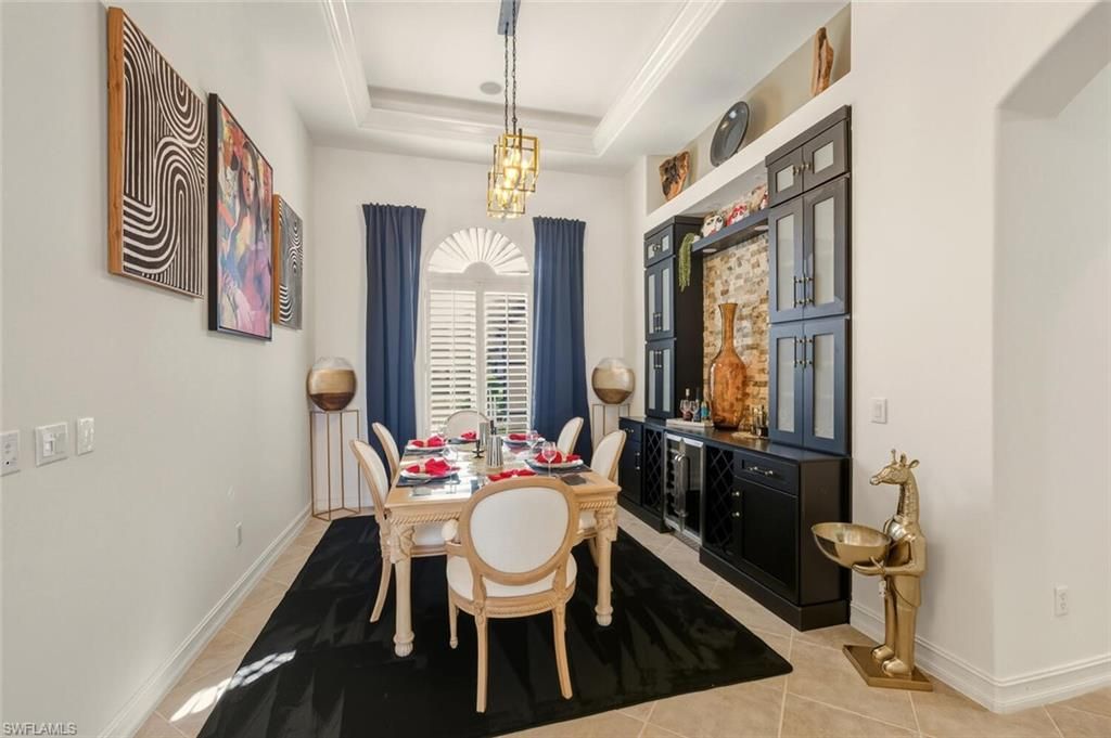 Dining room, Interior, Pendant Lights