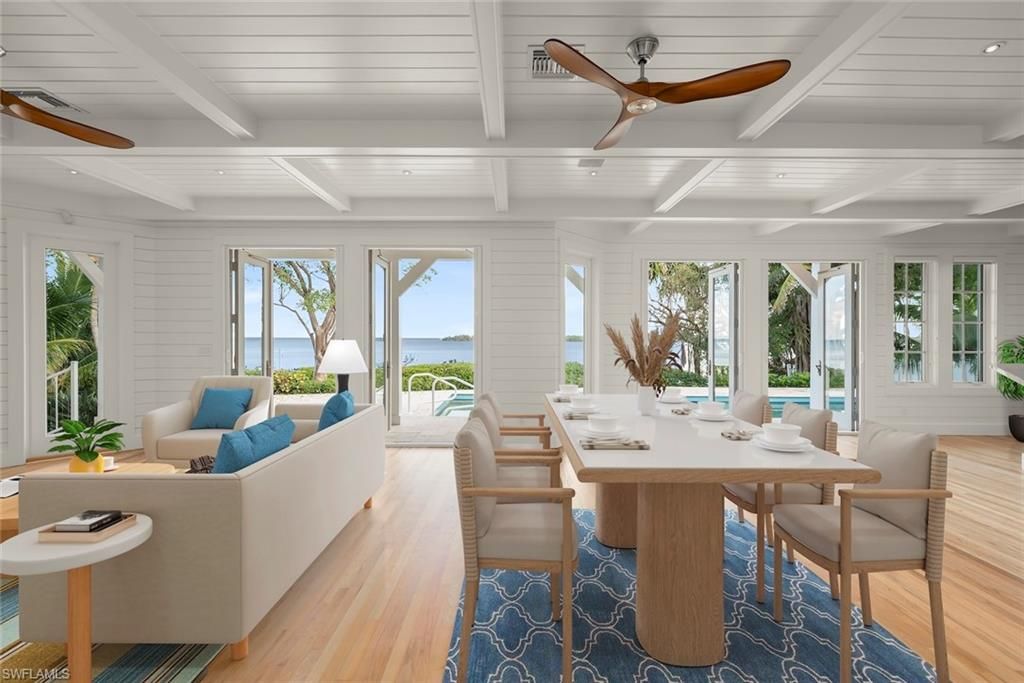 Dining room, Interior, Living room, Water, Wood Texture Flooring