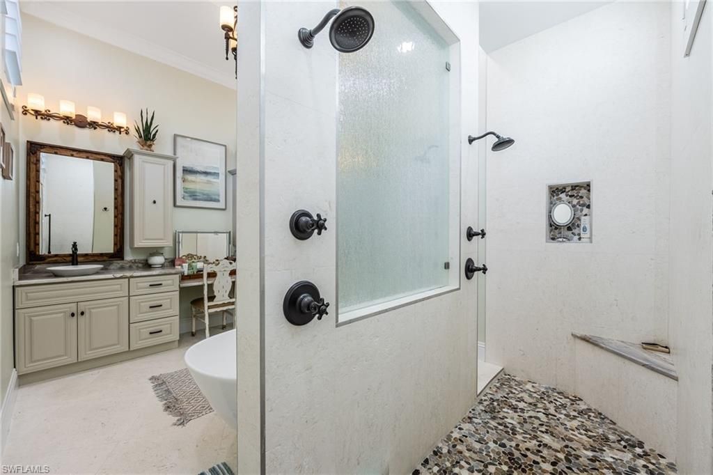 Bathroom, Glass Shower, Interior