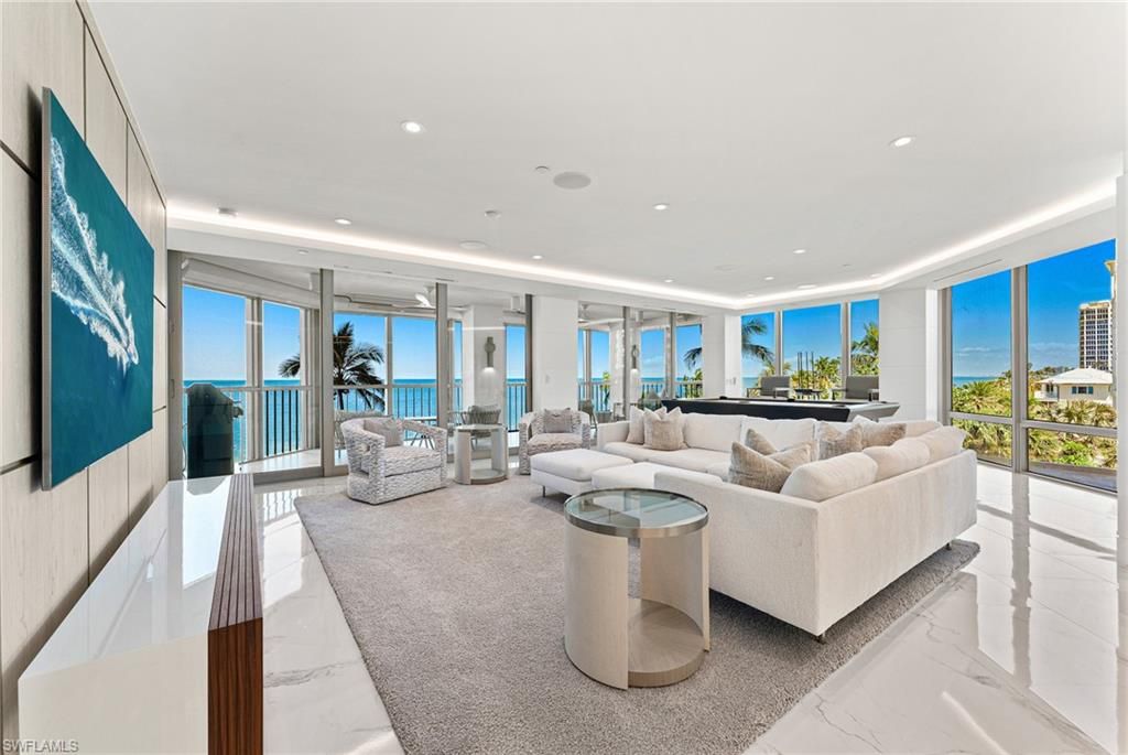 Interior, Living room, Marble, Recessed Lighting, Water