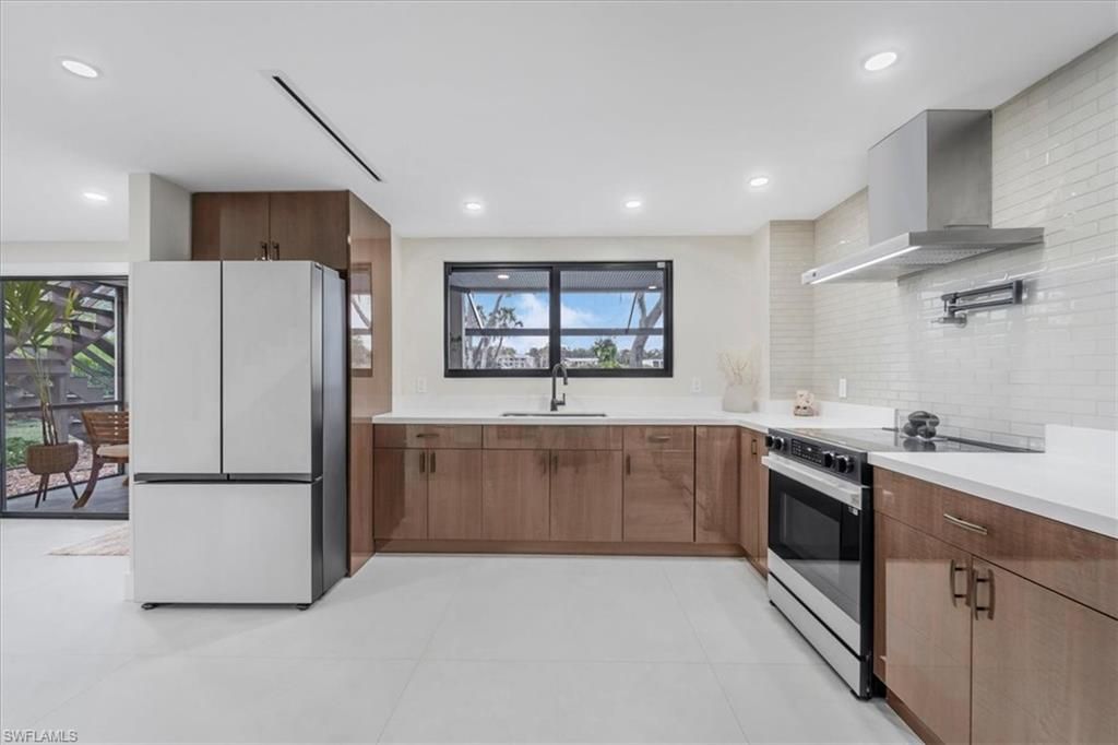 Interior, Kitchen, Recessed Lighting, Stainless Steel Appliances