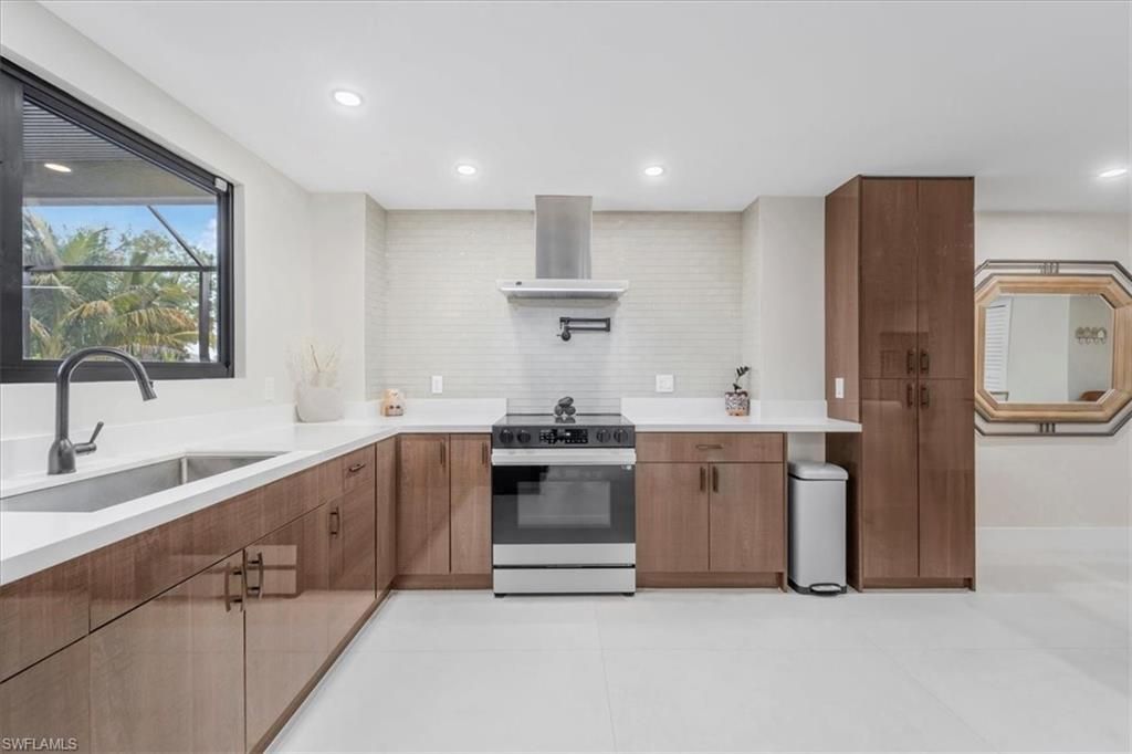 Interior, Kitchen, Recessed Lighting, Stainless Steel Appliances