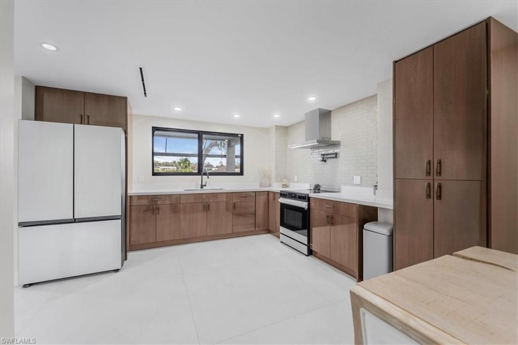 Interior, Kitchen, Recessed Lighting, Stainless Steel Appliances