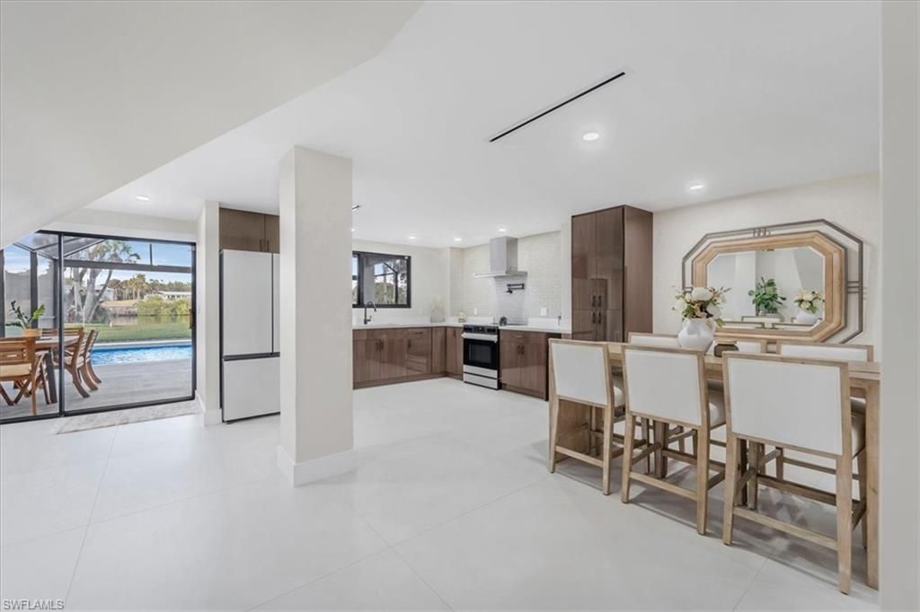 Interior, Kitchen, Recessed Lighting, Stainless Steel Appliances