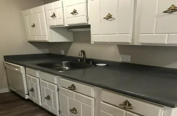Interior, Kitchen, Wood Texture Flooring