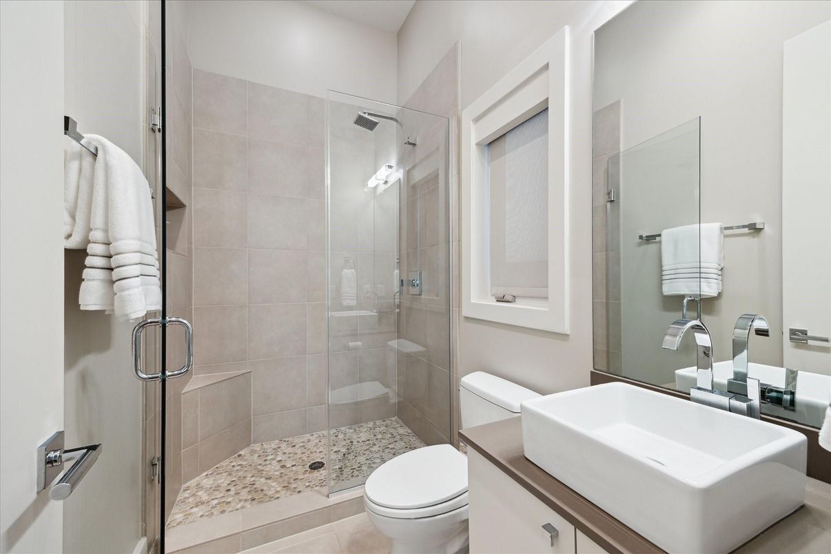 Bathroom, Glass Shower, Interior