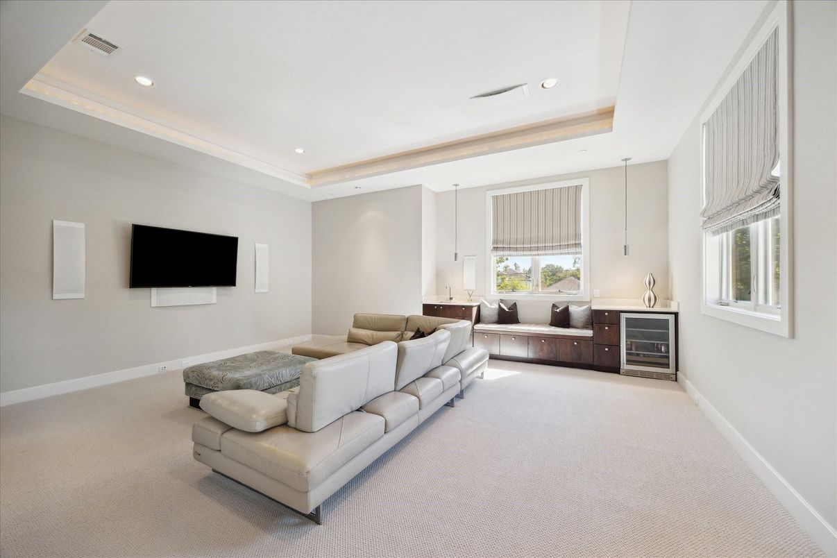 Interior, Living room, Recessed Lighting