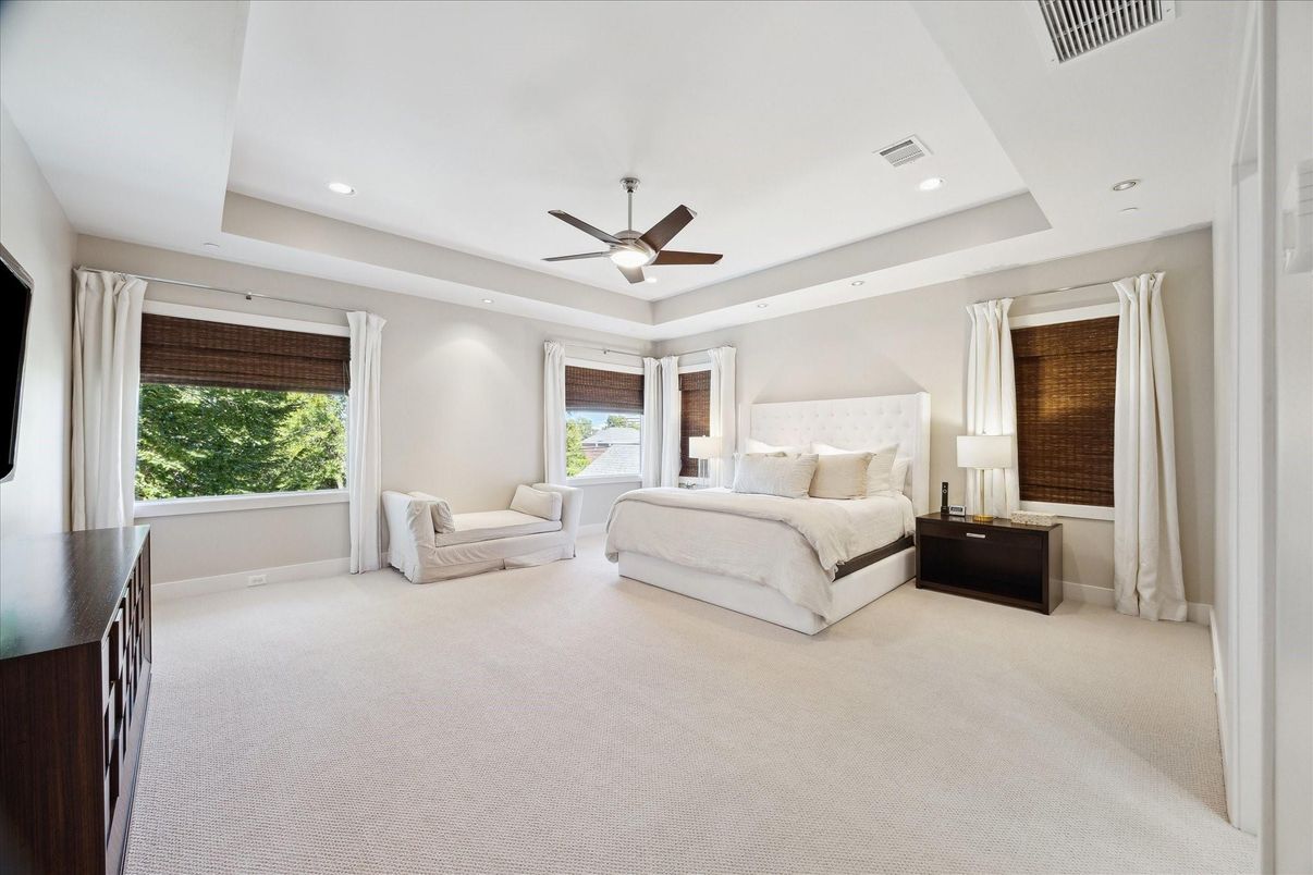 Bedroom, Interior, Recessed Lighting