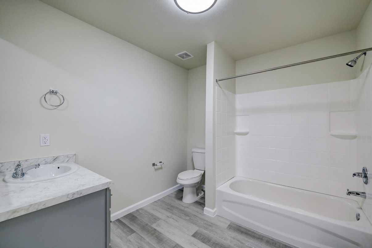 Bathroom, Interior, Wood Texture Flooring