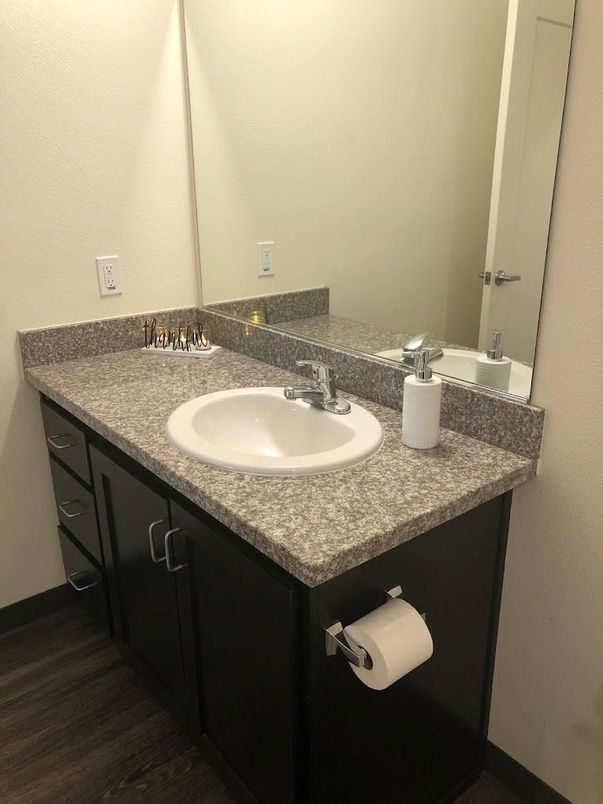 Bathroom, Interior, Wood Texture Flooring