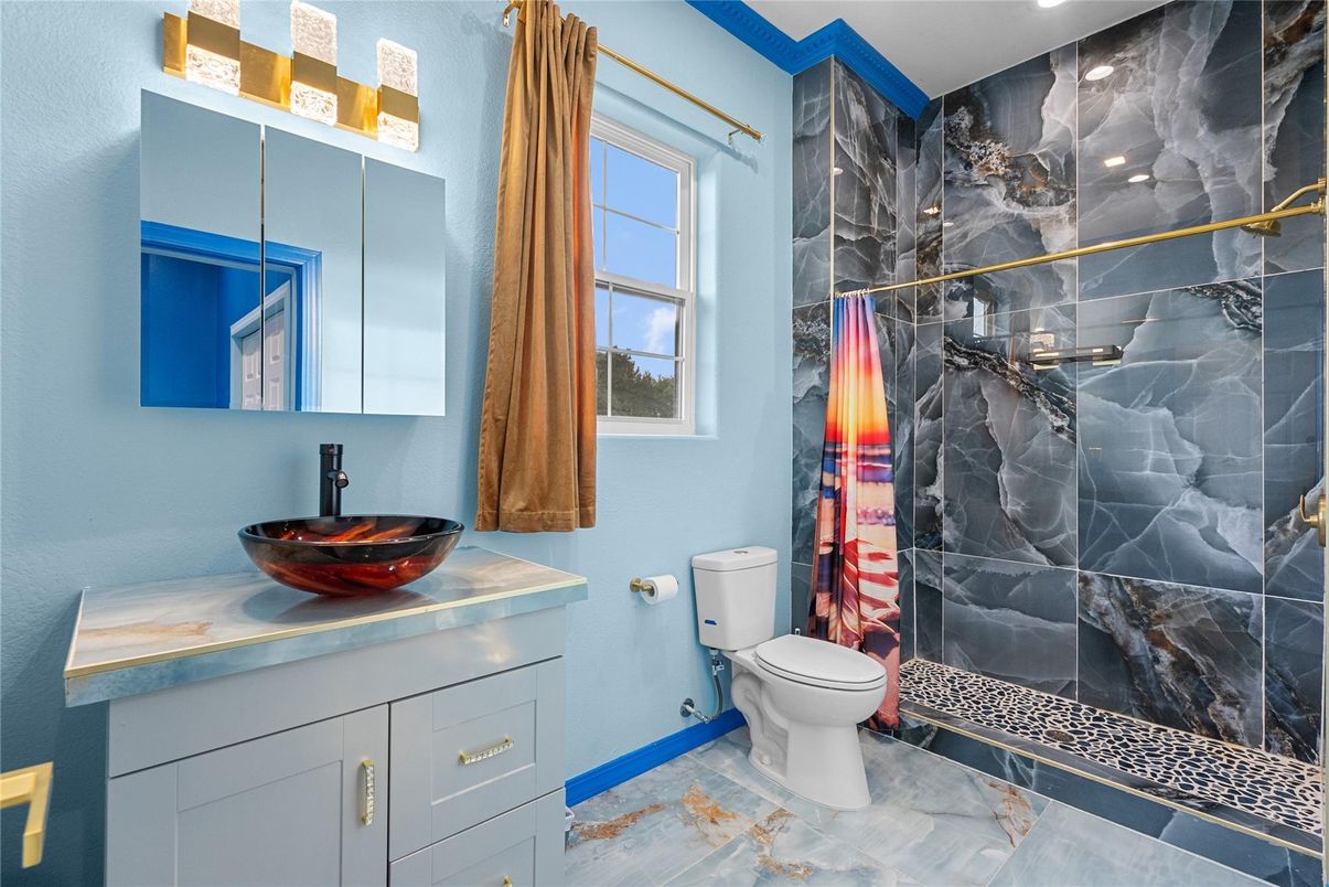 Bathroom, Interior, Marble Walls
