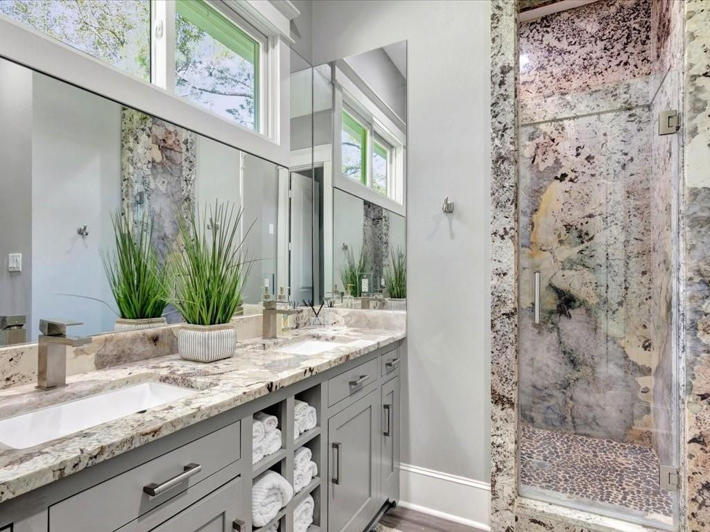 Bathroom, Glass Shower, Interior