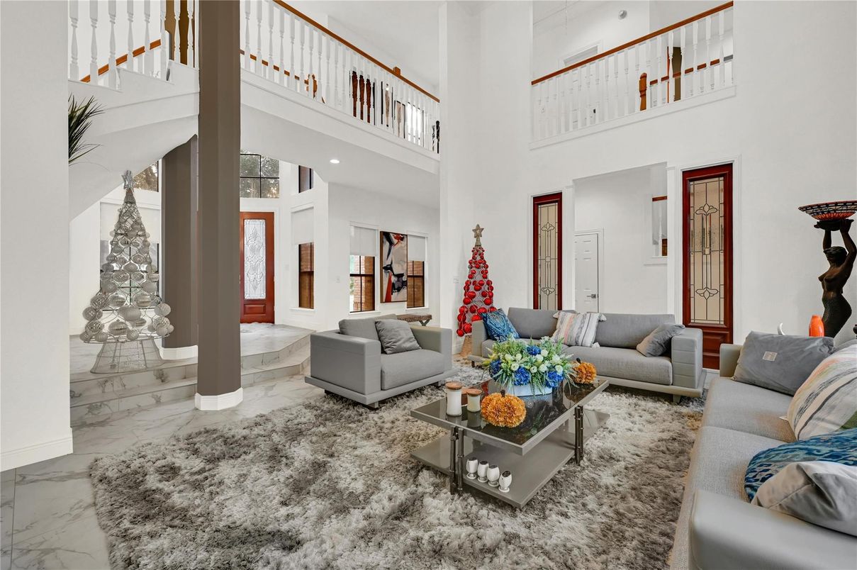 Interior, Living room, Marble, Recessed Lighting