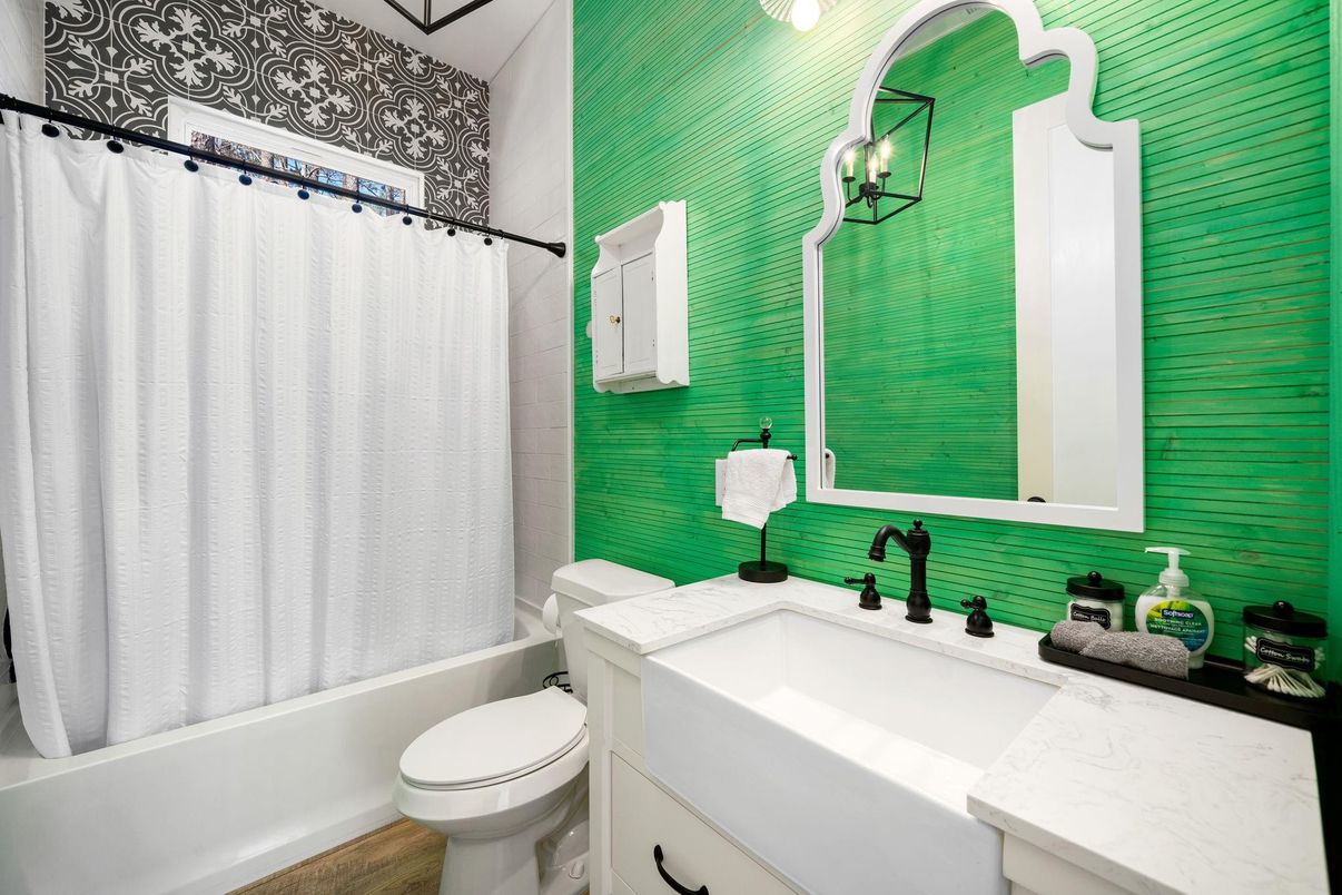 Bathroom, Interior, Wood Texture Flooring