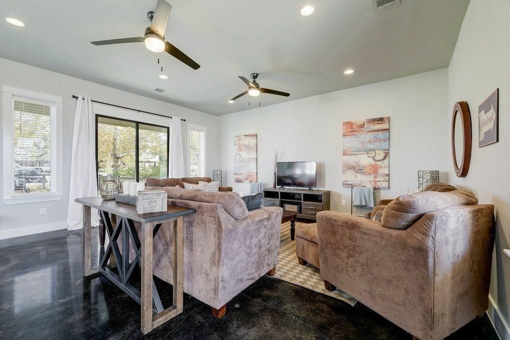 Interior, Living room, Recessed Lighting