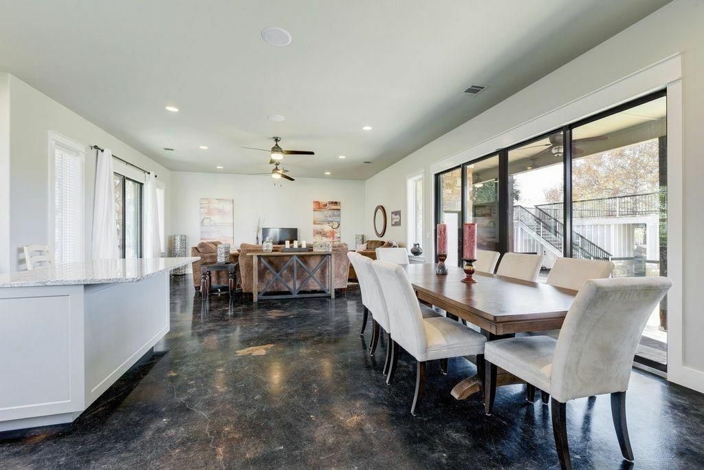 Dining room, Interior, Living room, Recessed Lighting