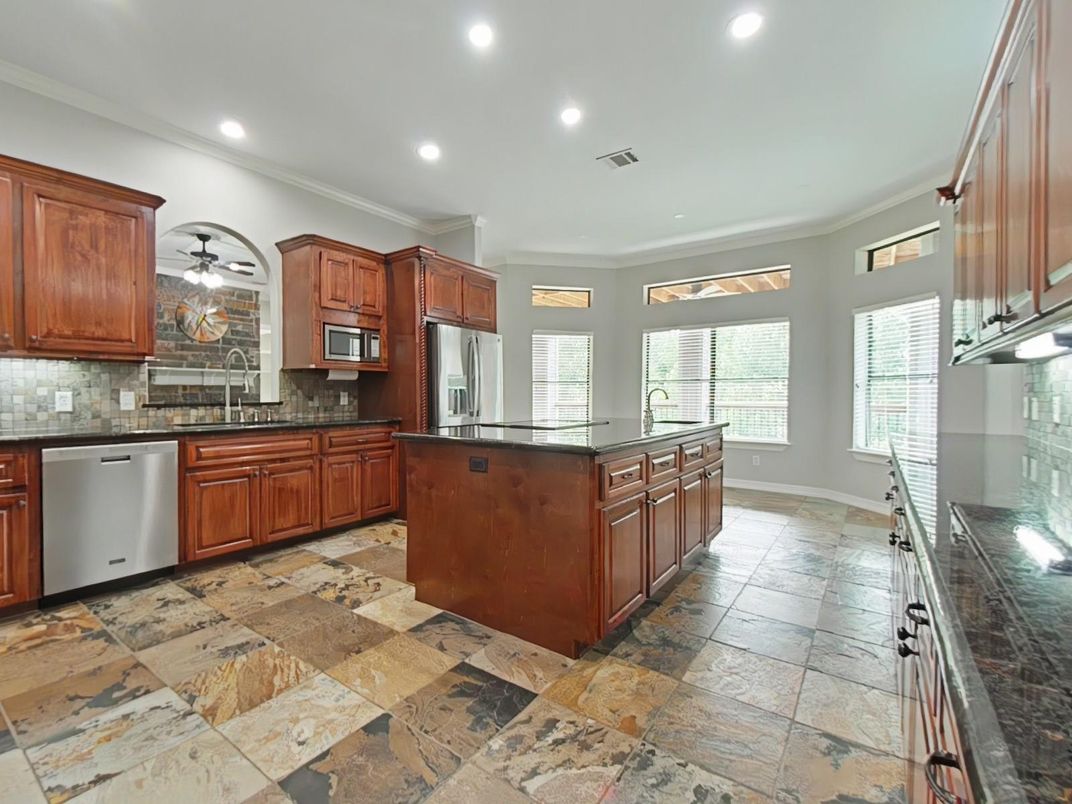 Interior, Kitchen, Recessed Lighting, Stainless Steel Appliances