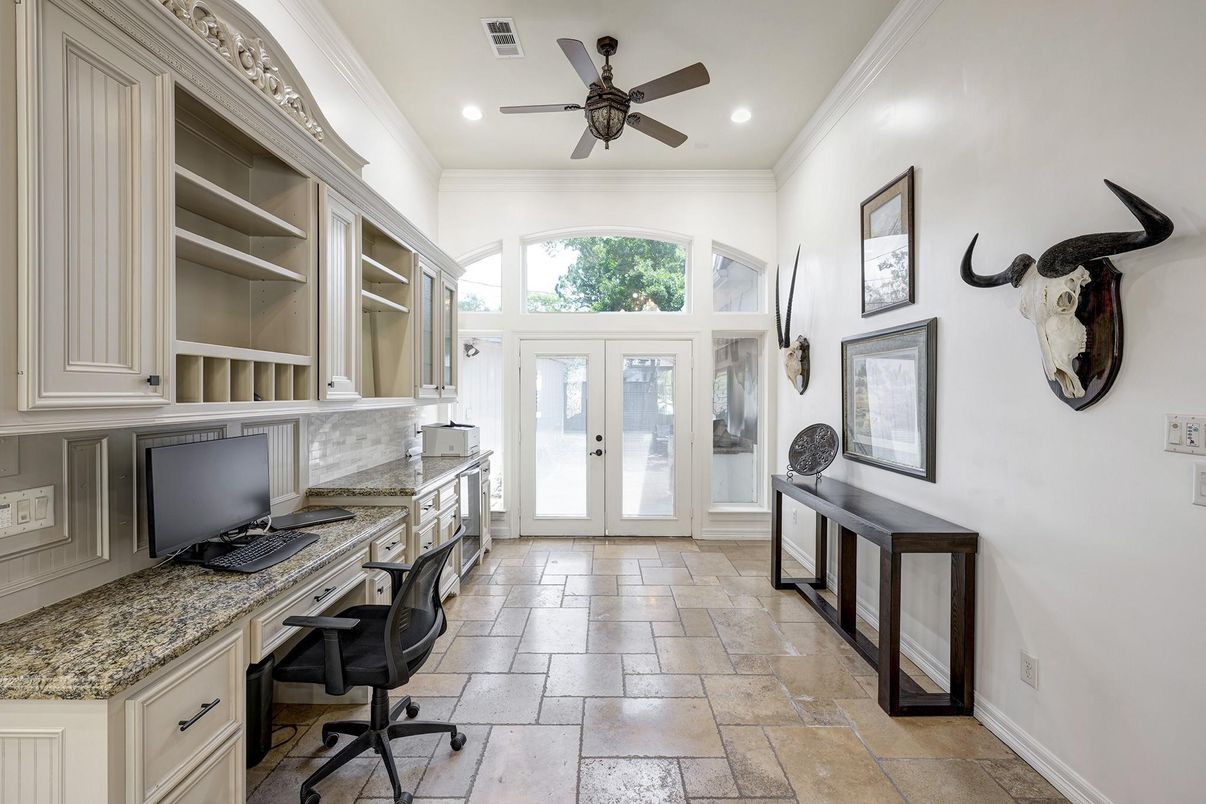 Home Office, Interior, Recessed Lighting