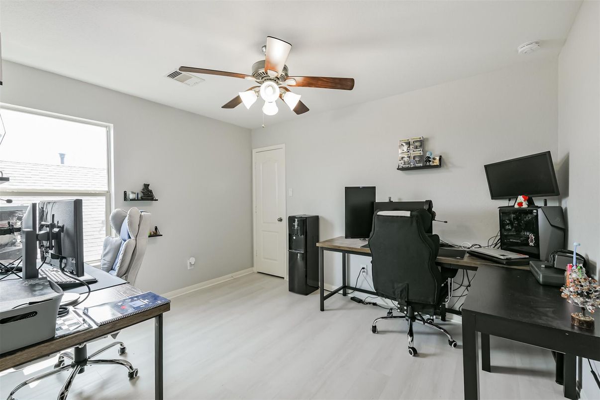 Home Office, Interior, Wood Texture Flooring