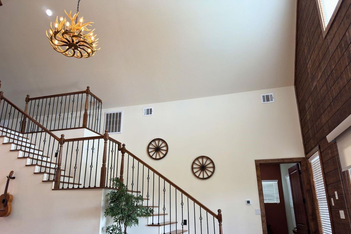 Chandelier, Interior, Recessed Lighting