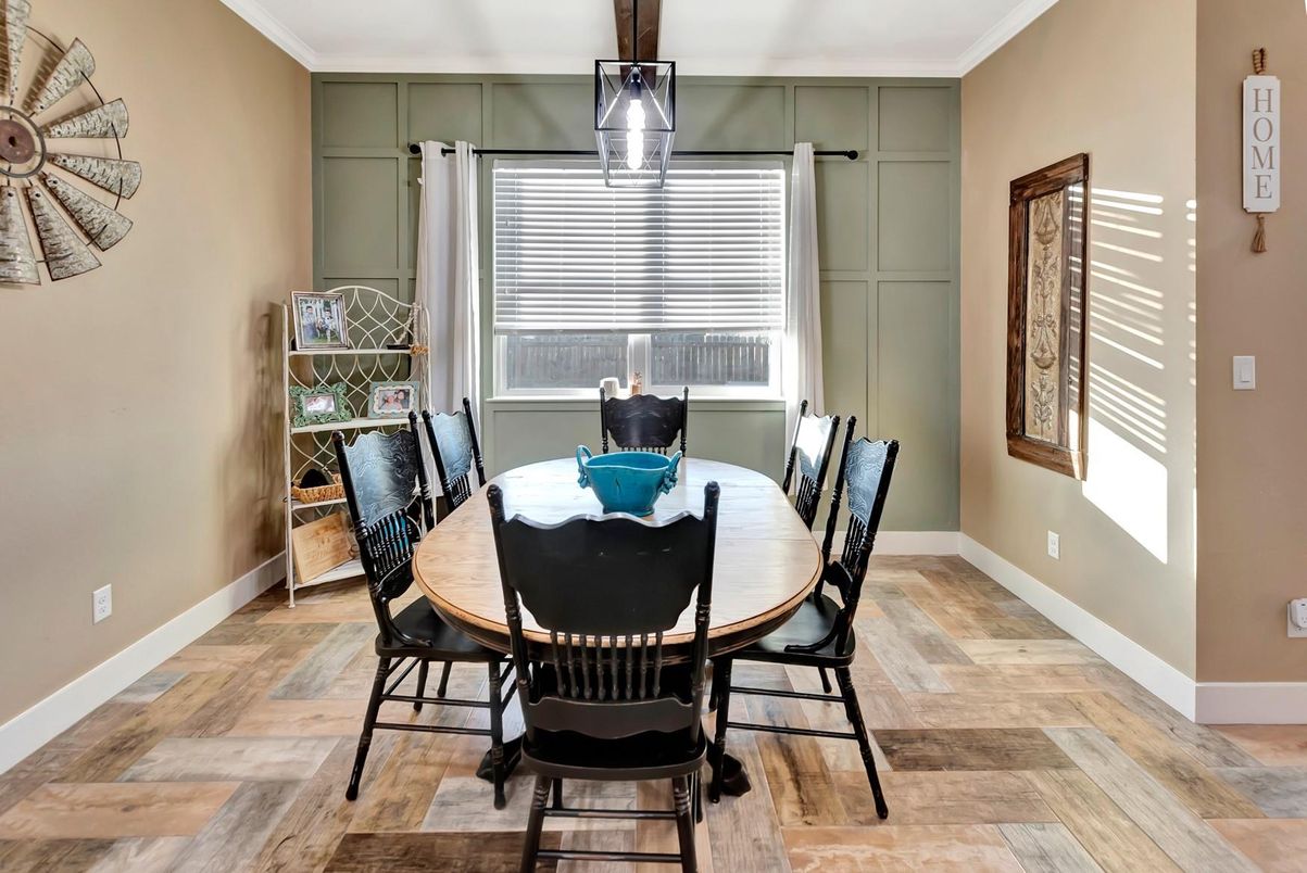 Dining room, Interior, Wood Texture Flooring