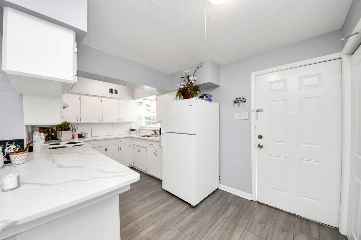Interior, Kitchen, Wood Texture Flooring