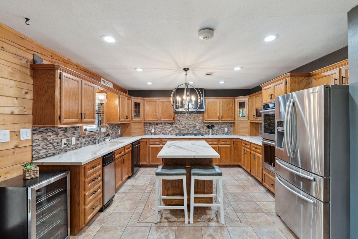 Interior, Kitchen, Recessed Lighting, Stainless Steel Appliances