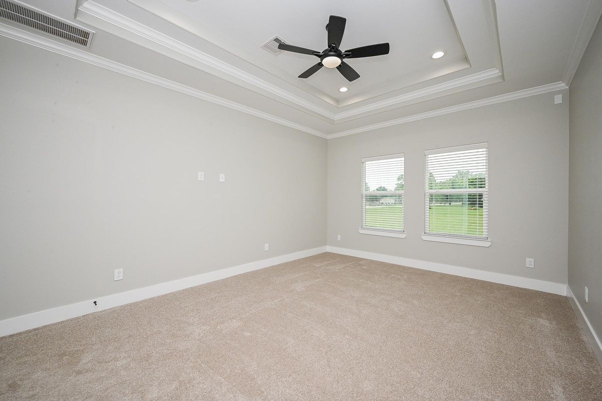 Empty room, Interior, Recessed Lighting