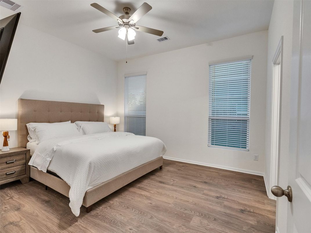 Bedroom, Interior, Wood Texture Flooring