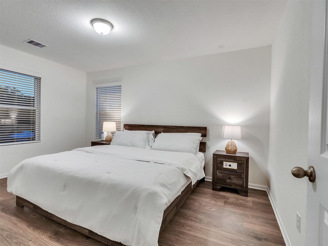 Bedroom, Interior, Wood Texture Flooring