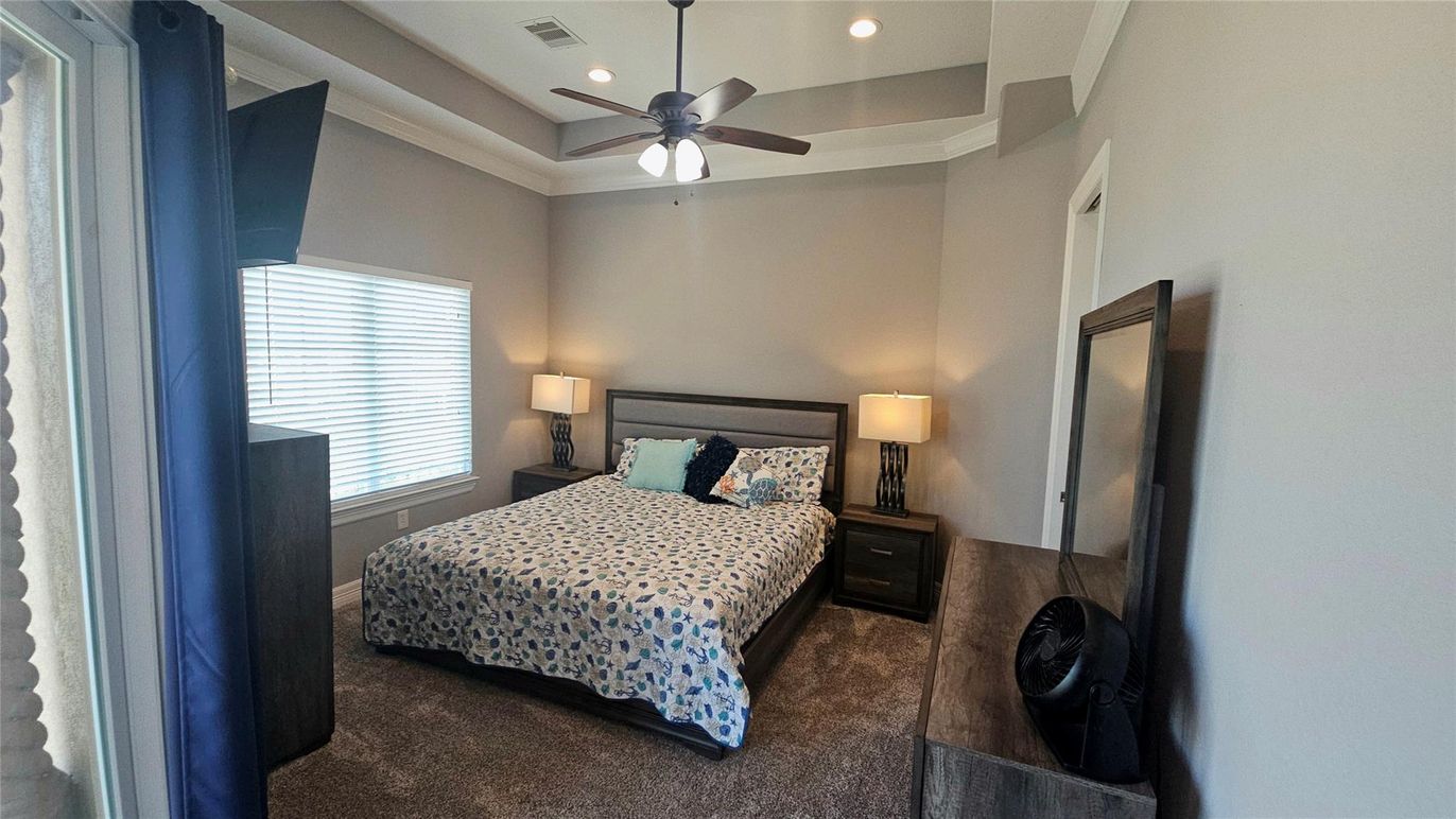Bedroom, Interior, Recessed Lighting