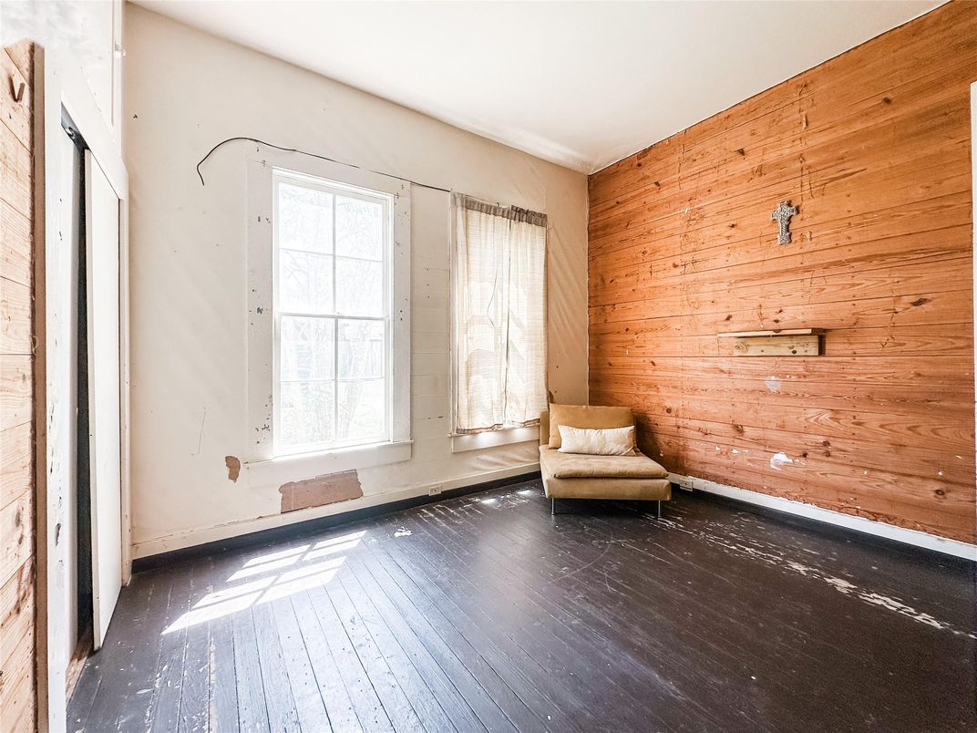 Empty room, Interior, Wood Texture Flooring, Wooden Walls