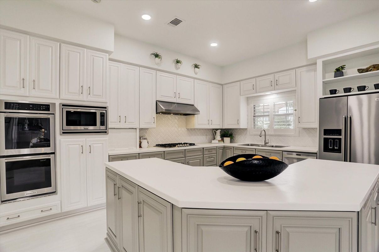 Interior, Kitchen, Recessed Lighting, Stainless Steel Appliances