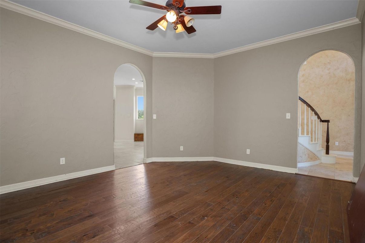 Empty room, Interior, Wood Texture Flooring