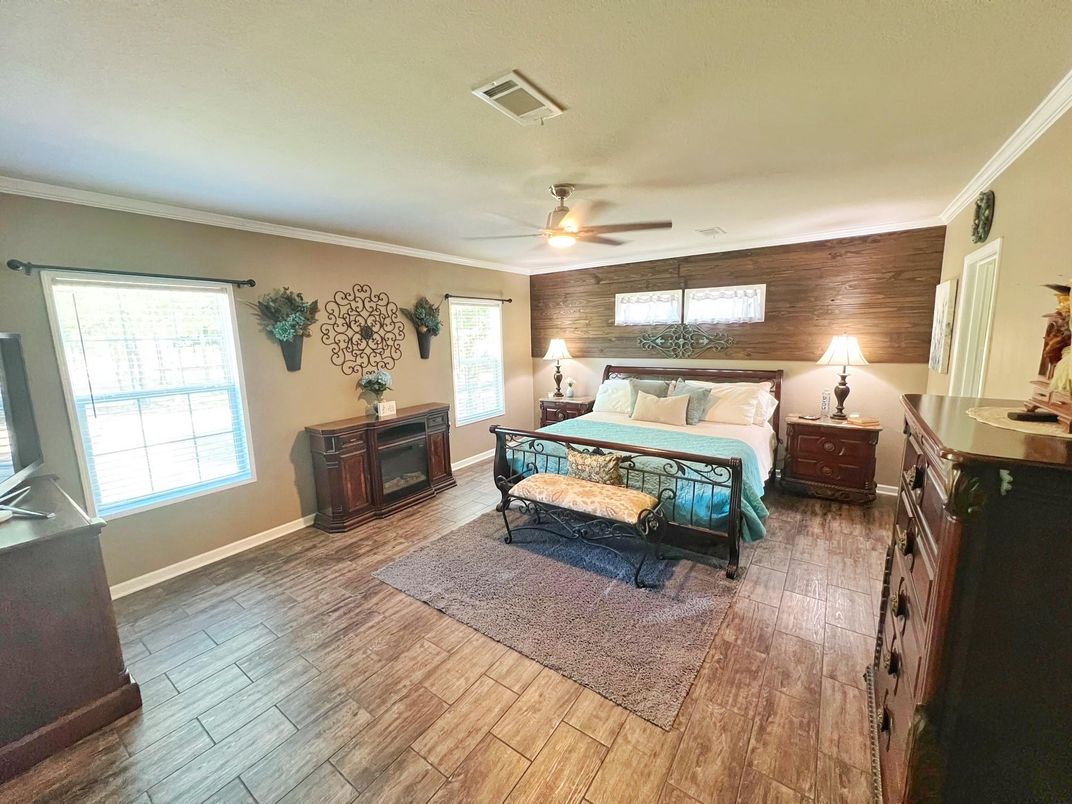 Bedroom, Interior, Wood Texture Flooring