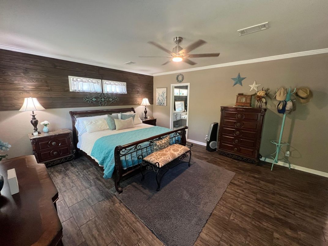 Bedroom, Interior, Wood Texture Flooring