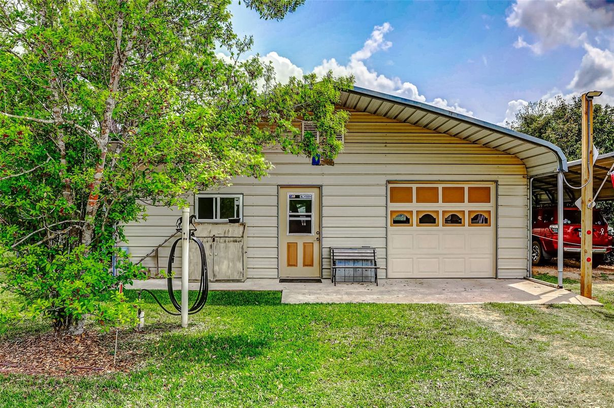 Backyard, Detached Garage, Exterior